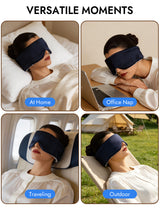[DarkBlue+LightBlue] SilkSilky  Pure Silk Eye Mask 006