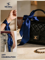 [Dark Blue] SilkSilky  Scarf 002