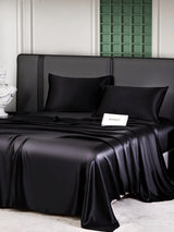 [Black] SilkSilky  25Momme Bedding Set 002