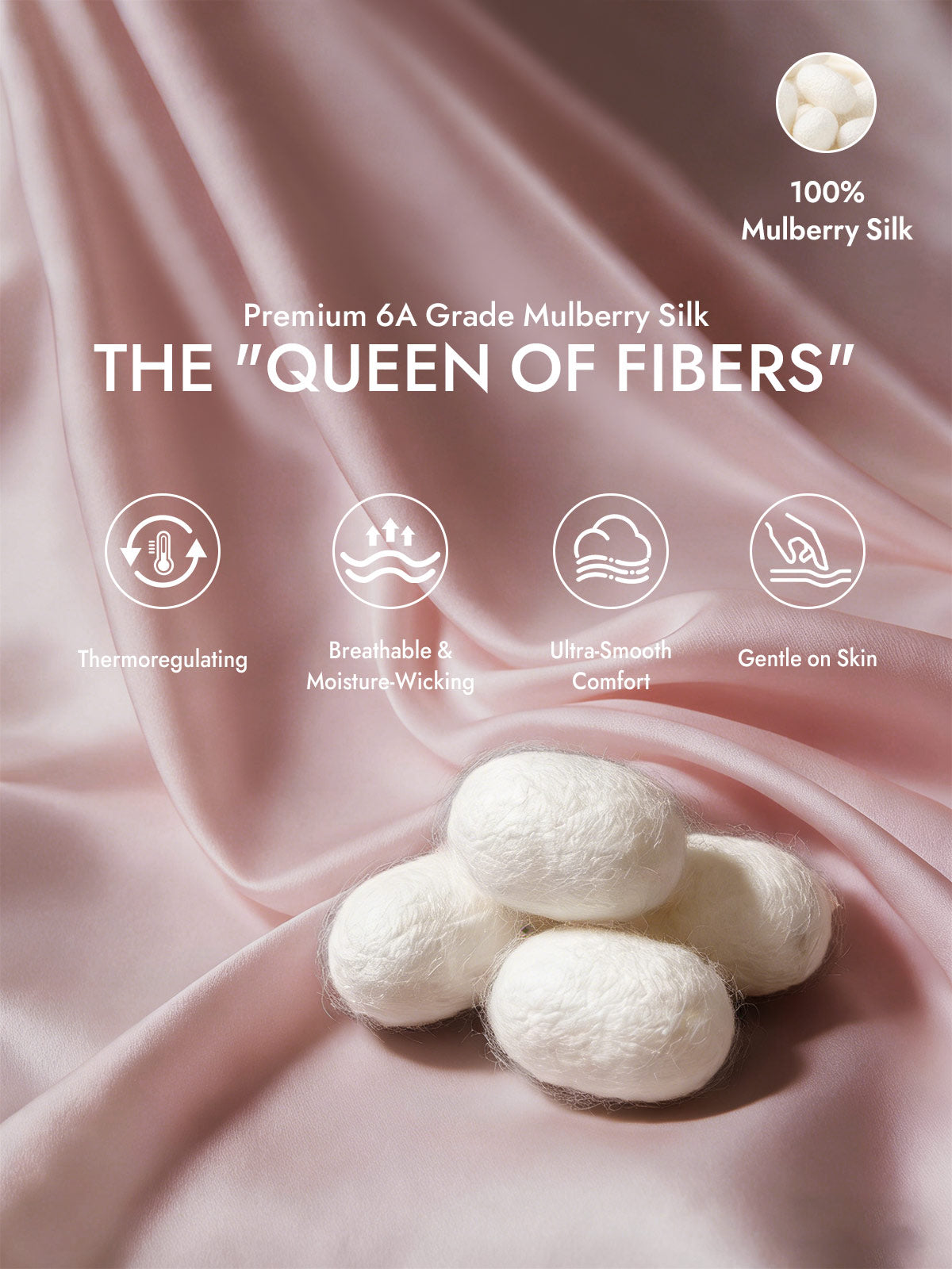 [Peach Skin] SilkSilky  19Momme Silk Bedding Set 002