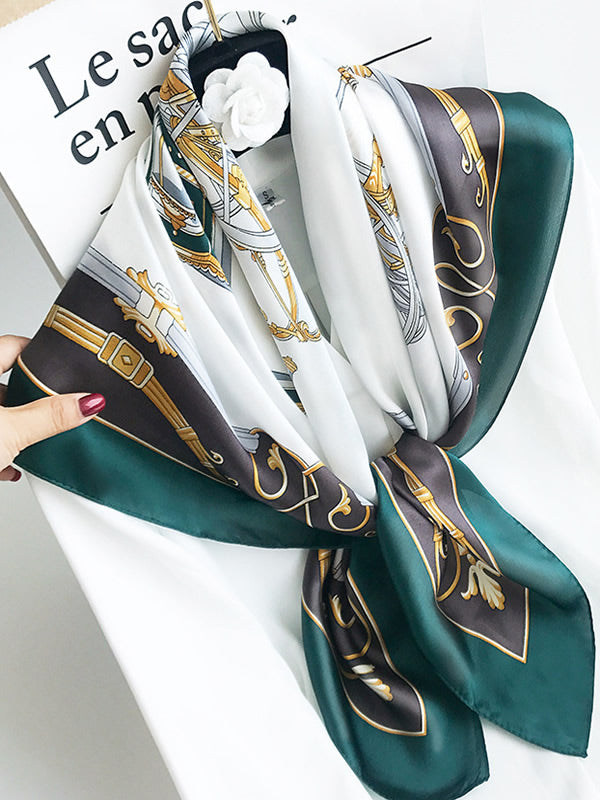 [P002] SilkSilky  Pure Silk Scarf 001,