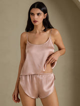 [Tuscany] SilkSilky  Spaghetti Strap Camisole Set 003