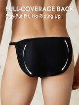 [Black] SilkSilky  Pure Silk Men's Underwear 002