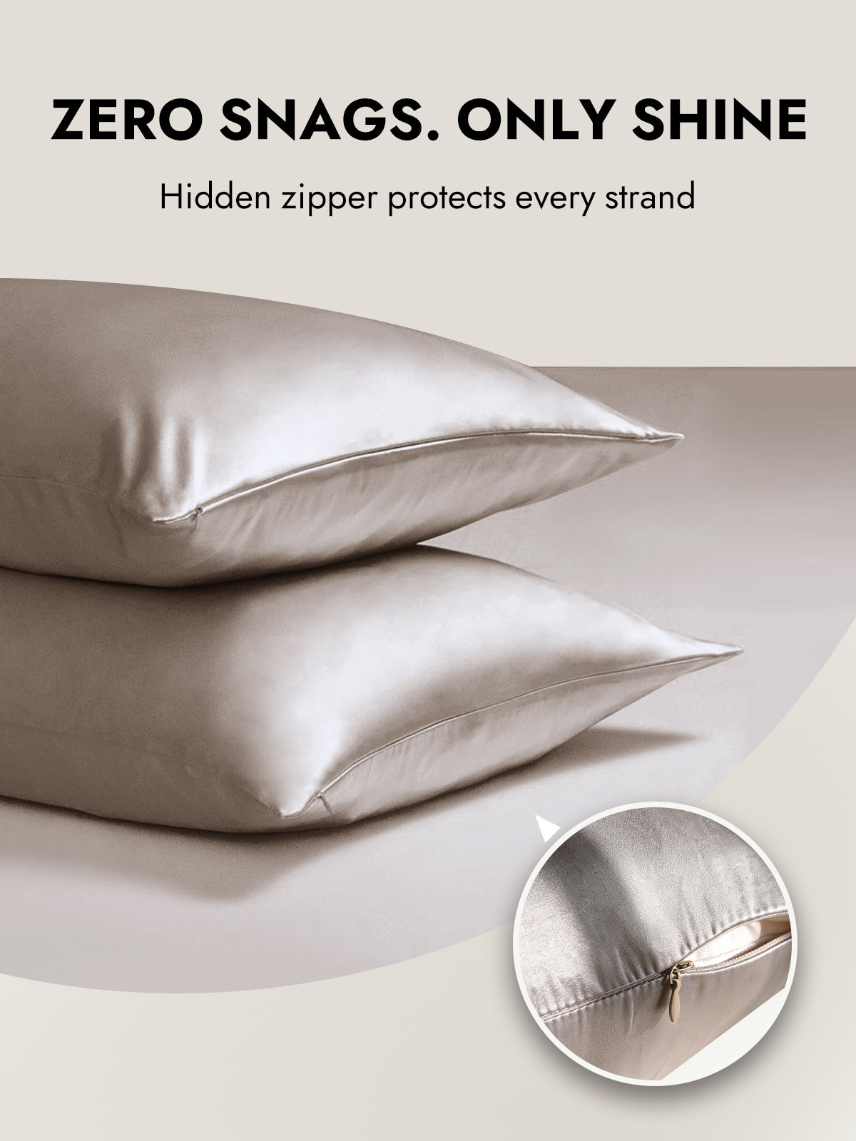 [Gray] SilkSilky  22Momme Pillowcase 006