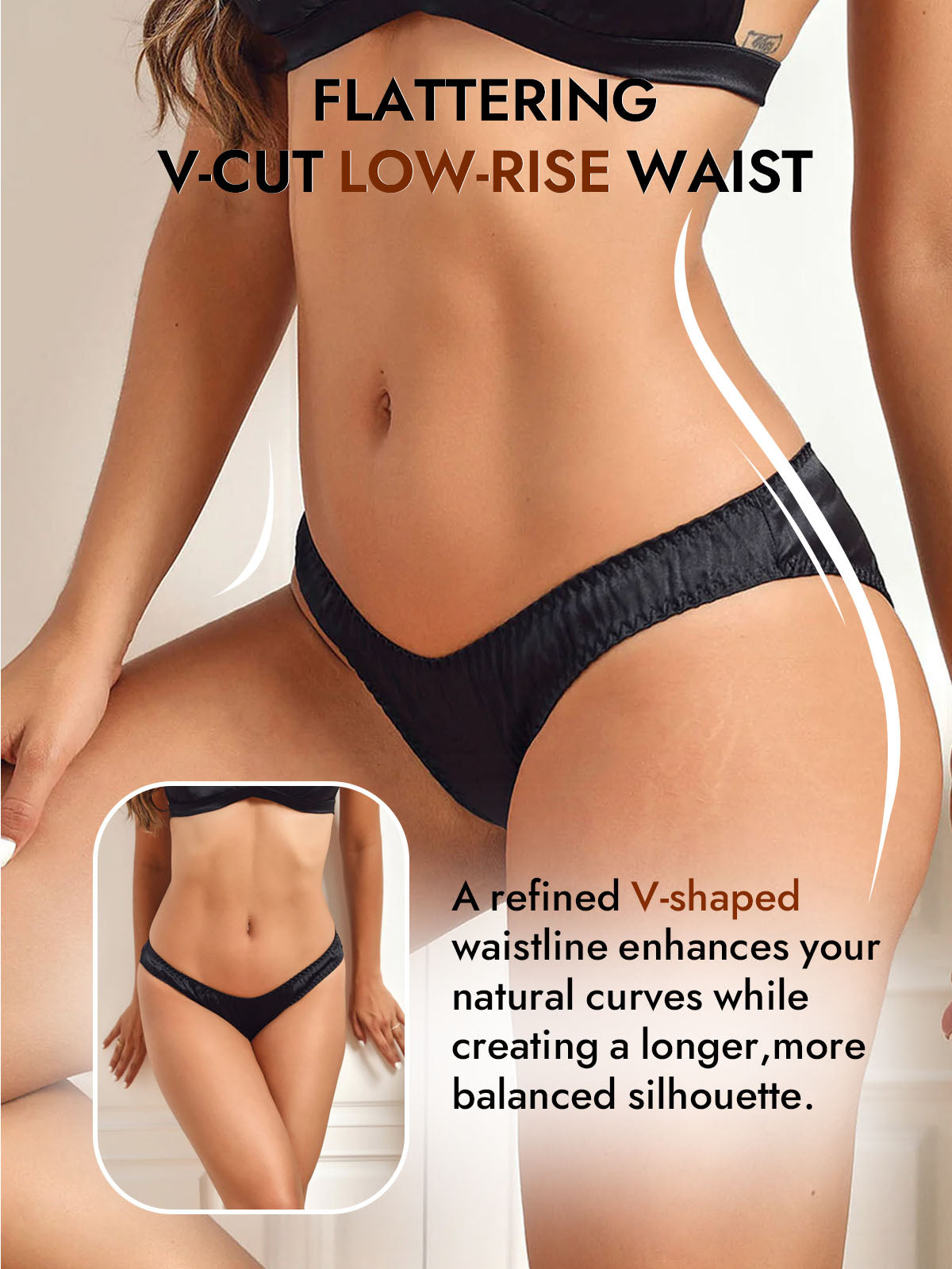 [Black] SilkSilky  Panty 005