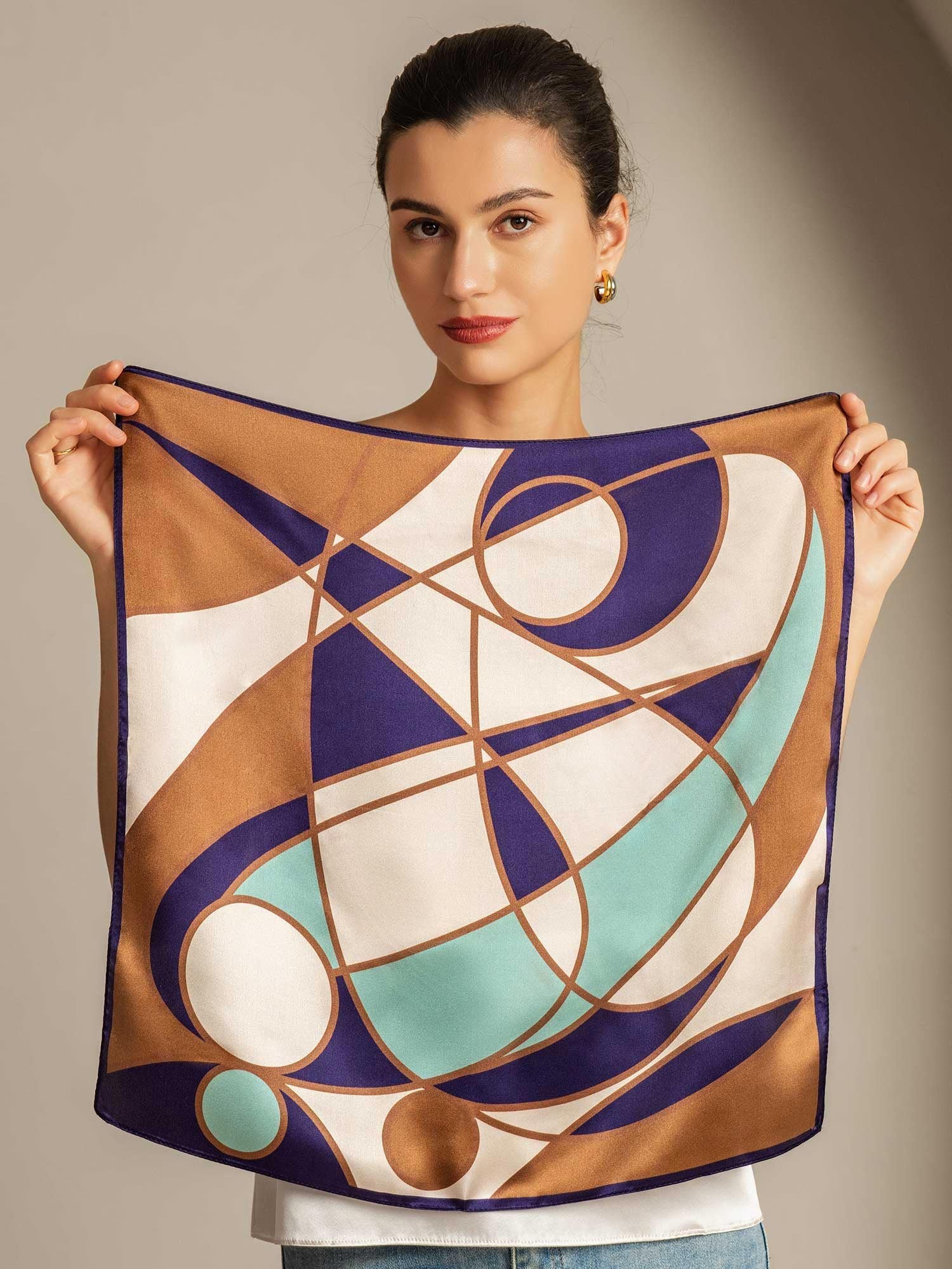 [P104] SilkSilky  Pure Silk Scarf 003,