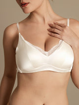 [White] SilkSilky  Bra 003