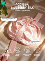 [Light Pink] SilkSilky  Sleep Cap 002