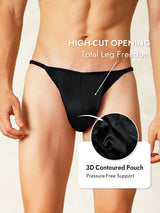 [Black] SilkSilky  Pure Silk Men's Underwear 005