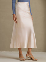 [Beige] SilkSilky  Skirt 003