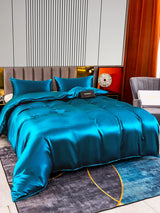 [Teal] SilkSilky  22Momme Bedding Set 004