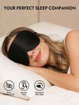 [Black] SilkSilky  Eye Mask 005