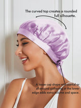 [Lavender] SilkSilky  Sleep Cap 003