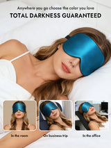 [Teal] SilkSilky  Eye Mask 006