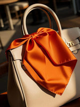 [Orange] SilkSilky  Scarf 001