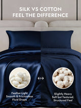 [Dark Blue] SilkSilky  25Momme Duvet Covers 002