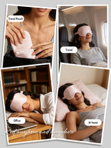 [Pink] SilkSilky  Pure Silk Eye Mask 007