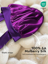 [Purple] SilkSilky  Sleep Cap 002
