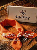 [Orange] SilkSilky  Scarf 004