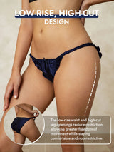 [Dark Blue] SilkSilky  Pure Silk Panty 005