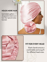 [Light Pink] SilkSilky  Sleep Cap 003