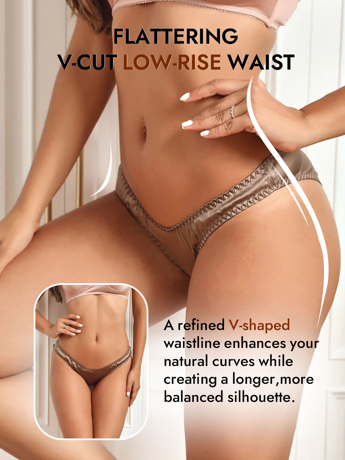 [Khaki] SilkSilky  Panty 005