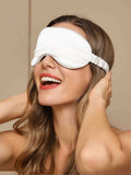 SilkSilky  19Momme Pure Silk Eye Mask White 004