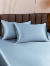 [Light Blue] SilkSilky  19Momme Pure Silk Pillowcase 001