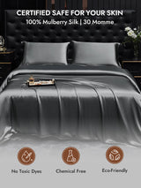 [Dark Gray] SilkSilky  30Momme Pillowcase 007