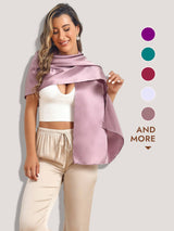 [Lavender] SilkSilky  Scarf 001