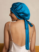[Teal] SilkSilky  Sleep Cap 005
