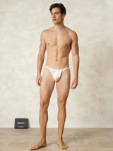 [White] SilkSilky  Pure Silk Men's Underwear 007