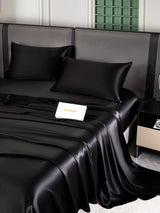 [Black] SilkSilky  25Momme Bedding Set 003