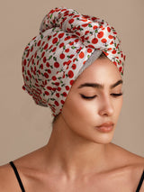 [Cherry] SilkSilky  Hair Towel Wrap 003