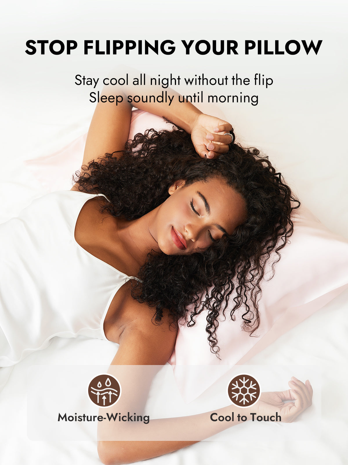 [Pink] SilkSilky  22Momme Pillowcase 002