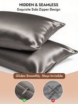 [Dark Gray] SilkSilky  30Momme Pillowcase 006