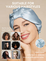 [Light Blue] SilkSilky  Sleep Cap 005