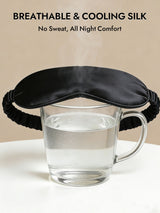 [Black] SilkSilky  Eye Mask 004