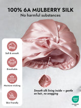 [Pink] SilkSilky  Sleep Cap 004