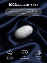 [Dark Blue] SilkSilky  Pure Silk Panty 003