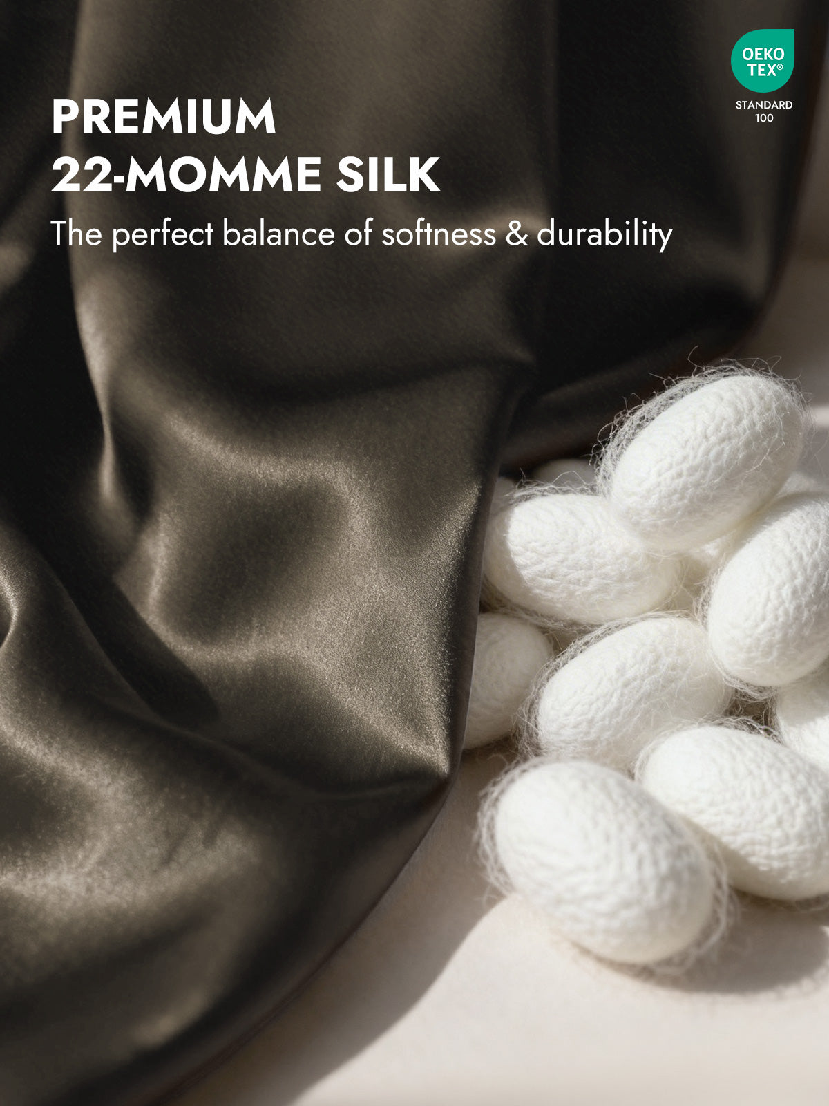 [Dark Gray] SilkSilky  22Momme Pillowcase 005