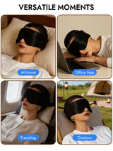 [Black] SilkSilky  Pure Silk Eye Mask 006