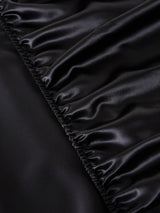 [Black] SilkSilky  25Momme Sheet 006