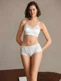 SilkSilky  Silk Knitted Panty White 004