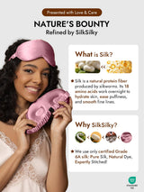 [Pale Mauve] SilkSilky  Eye Mask 006