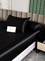 [Black] SilkSilky  25Momme Bedding Set 006