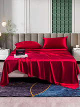 [Wine] SilkSilky  25Momme Bedding Set 002