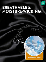 [Black] SilkSilky  25Momme Sheet 003