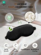 [Black] SilkSilky  Eye Mask 002