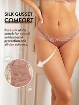 [Pale Mauve] SilkSilky  100% Silk Jersey Panty 004
